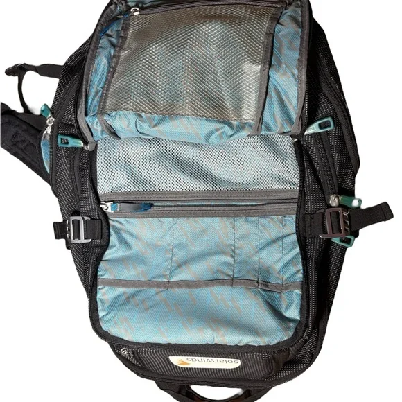 Thule Black Teal Men's Backpack Cycling Sports Outdoors Padded - Picture 6 of 13